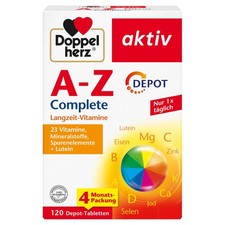 Doppelherz A-Z DEPOT - Complete Langzeit-Vitamine 120 Stück (1er Pack) …