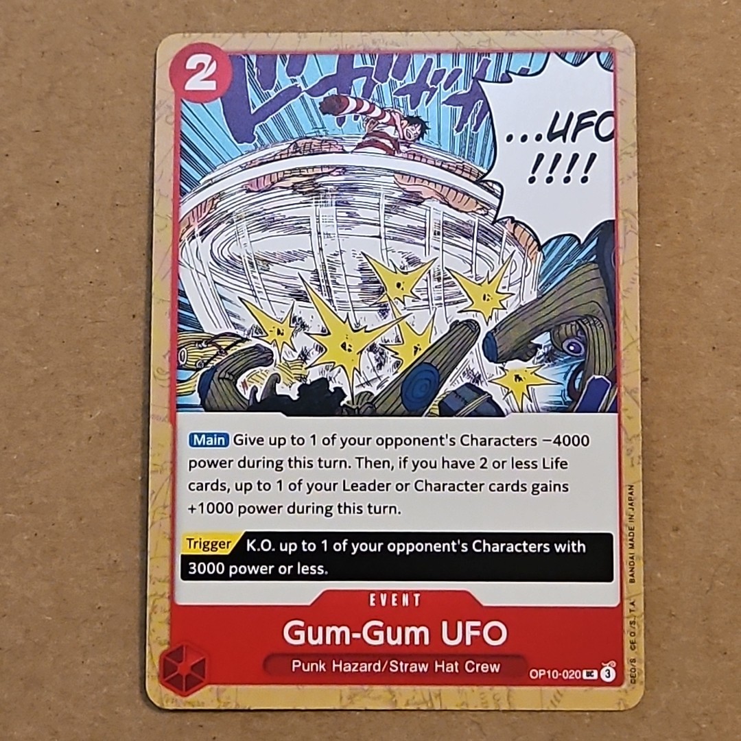 One Piece Gum-Gum UFO (OP10-020/162) OP10 Royal Blood NM TCG CCG
