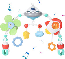 Giochi Passeggino Neonati, Giostrina Culla Neonato Con Lettore Musicale a Volume