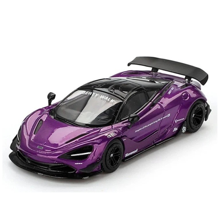 MINI GT LBWK LB Works Liberty Walk McLareb 720S Purple 1:64
