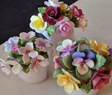 Aristocrat Hand Made in England Bone China Collectables! Lot of 3