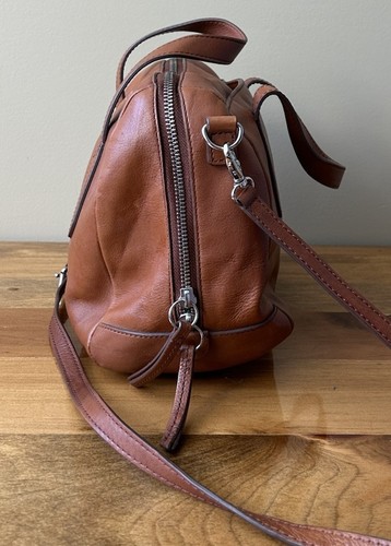 Fossil Sydney Satchel Crossbody Brown Leather Handbag SHB1978210 NWT $178 Retail | eBay