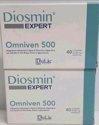 2 DuLac Pharma Diosmin Expert Omniven 500 Tablets 40 Blood & Circulatory Health