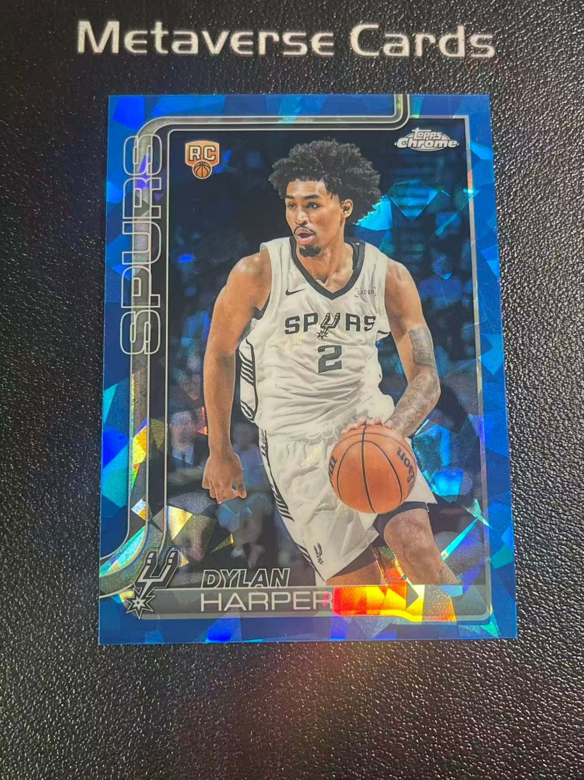 2025-26 Topps Chrome Sapphire Edition Rookie RC Dylan Harper #252 3