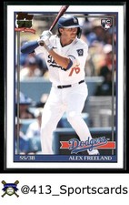 2026 Topps Series 1 Alex Freeland (RC) 1991 Topps 35th Anniversary #T91-35