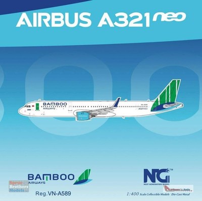 NGM13027 1:400 NG Model Bamboo Airways Airbus A321neo Reg #VN-A589