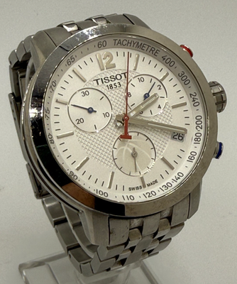 Tissot PRC 200 Chronograph NBA Special Edition Silver Men Watch
