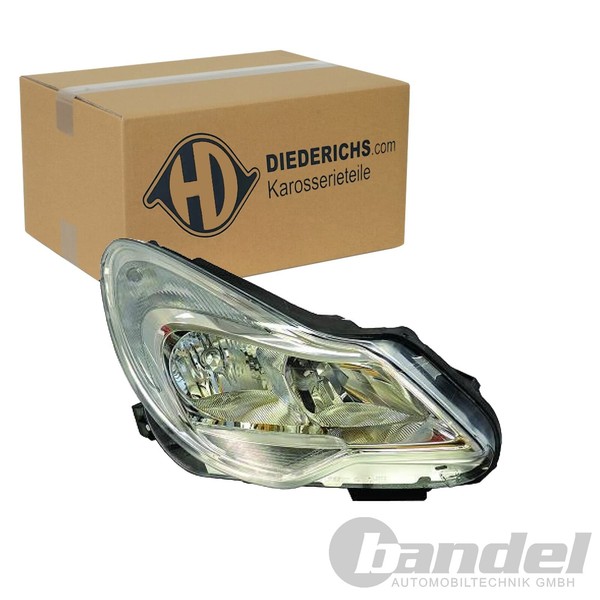Diederichs Halogen Scheinwerfer Mit Lwr-Motor TFL Rechts Passend FüR Opel Corsa-image