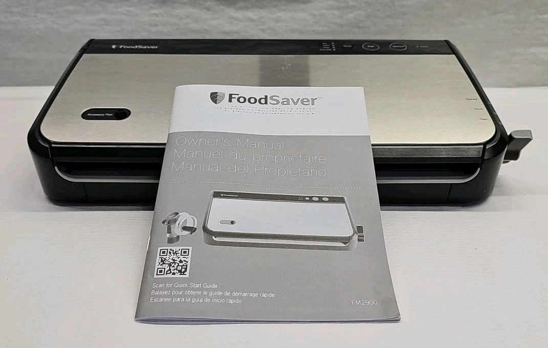 Food Saver FM2900 Vacuum Sealing System Stainless Steel Tested And Working