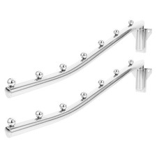  2 Pcs Wall-mounted Garment Rack Clothes Hanger for Drying Racks Hanging