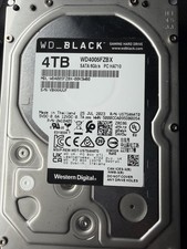 Western Digital Black WD4005FZBX 4TB SATA 3.5” Hard Drive 6GB/s W/ 100% Health