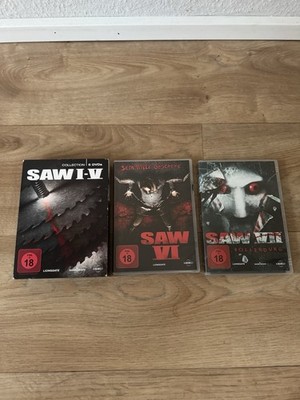 Saw I VII 1-7 DVD-Sammlung (Teil 1-7) | Horror-Klassiker | FSK 18