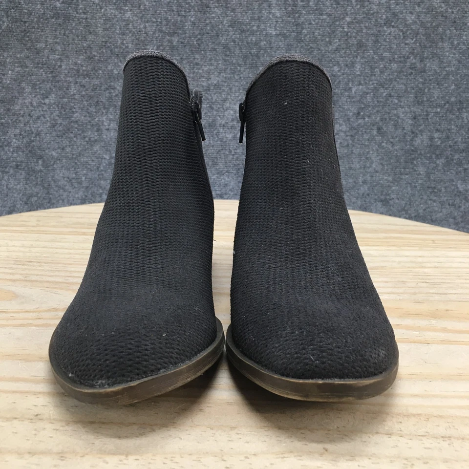 Kensie Botas Mujer 8 M Gerona Informales Cremallera Lateral Botín Gris Gamuza Cuero Foto 4 de 4