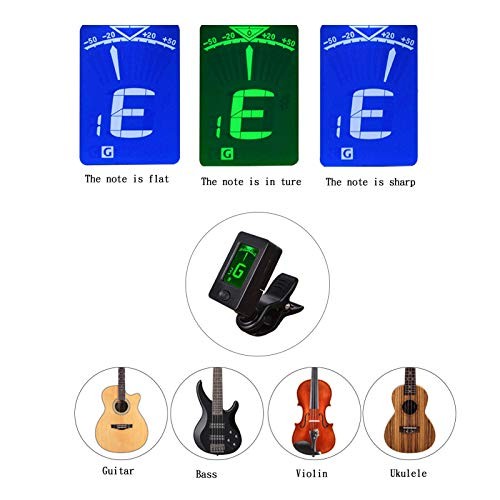 Klassische Gitarrensaiten 3 vollständige Sets klar Nylon mit Stimmgerät, 3 in 1 - Bild 6 von 8