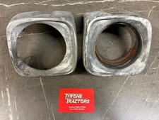 Massey Ferguson 135 165 175 Early Type Alloy Headlights Lamps Original MF Pair