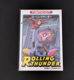 Famicom Software Model Number Rolling Thunder Namcot FI923