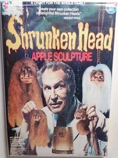 Shrunken Head Game Box 2" x 3" MAGNET Refrigerator Locker Retro Vincent Price