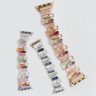 Jewelry Bangle Strap for Apple Watch Band 41 45 49mm Ultra 40 44mm 42mm Bracelet