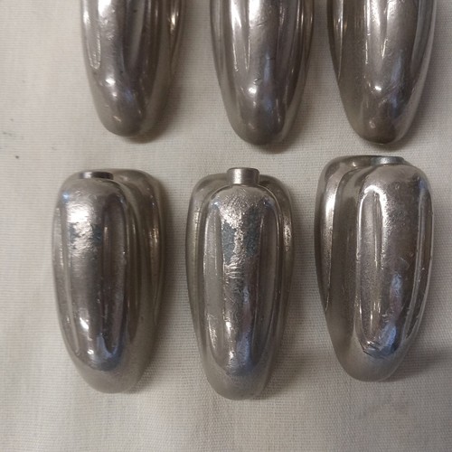 6 Small Slingerland Sound King Lugs in Nickel - Picture 2 of 4