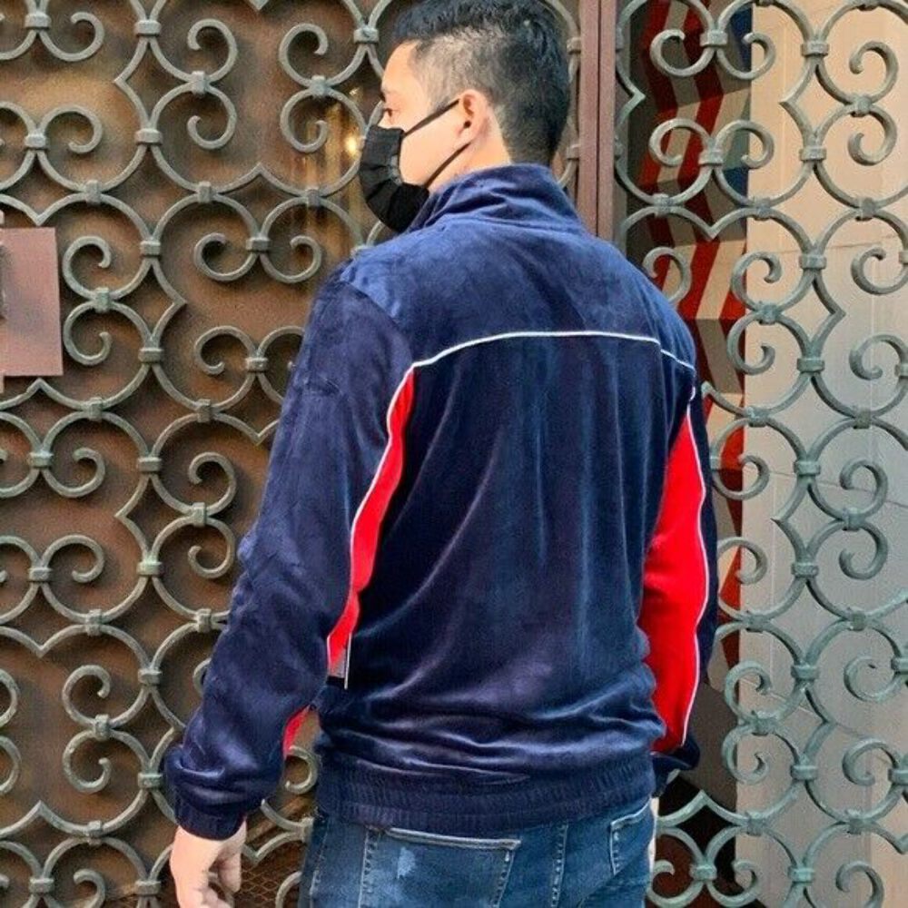 Men's Fila Navy | Red Velour Track Jacket NWT | eBay Men's Fila Navy | Red Velour Track Jacket NWT | eBay