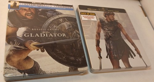 Gladiator 1 + 2 Steelbooks (4K/Blu-ray) - NEW-Box Shipping with Tracking - Picture 8 of 10