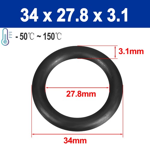 Metric O Ring Rubber Sizes 10mm to 495mm EPDM O-Rings Seal Oring Orings Black - Picture 53 of 179