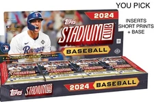 ⭐️ 2024 Topps Stadium- Inserts, Parallels, Base ~ You Pick, READ DESCRIPTION ⬇️
