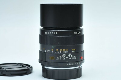 レンズ(単焦点) LEICA MACRO-ELMAR-R 100mm F4 Leica R Macro Elmar 100mm f4 3cam Lens | eBay