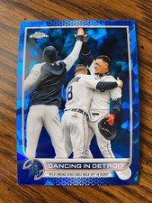 DANCING IN DETROIT 2022 Topps Chrome Update Sapphire #238 Tigers BAEZ, GROSSMAN
