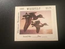 ICOLLECTZONE US 1985 Michigan #10 XF NH 