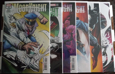 Moon Knight #19-24 VF+ and Higher Grades Set Venom Tigra Marvel Comics Blade