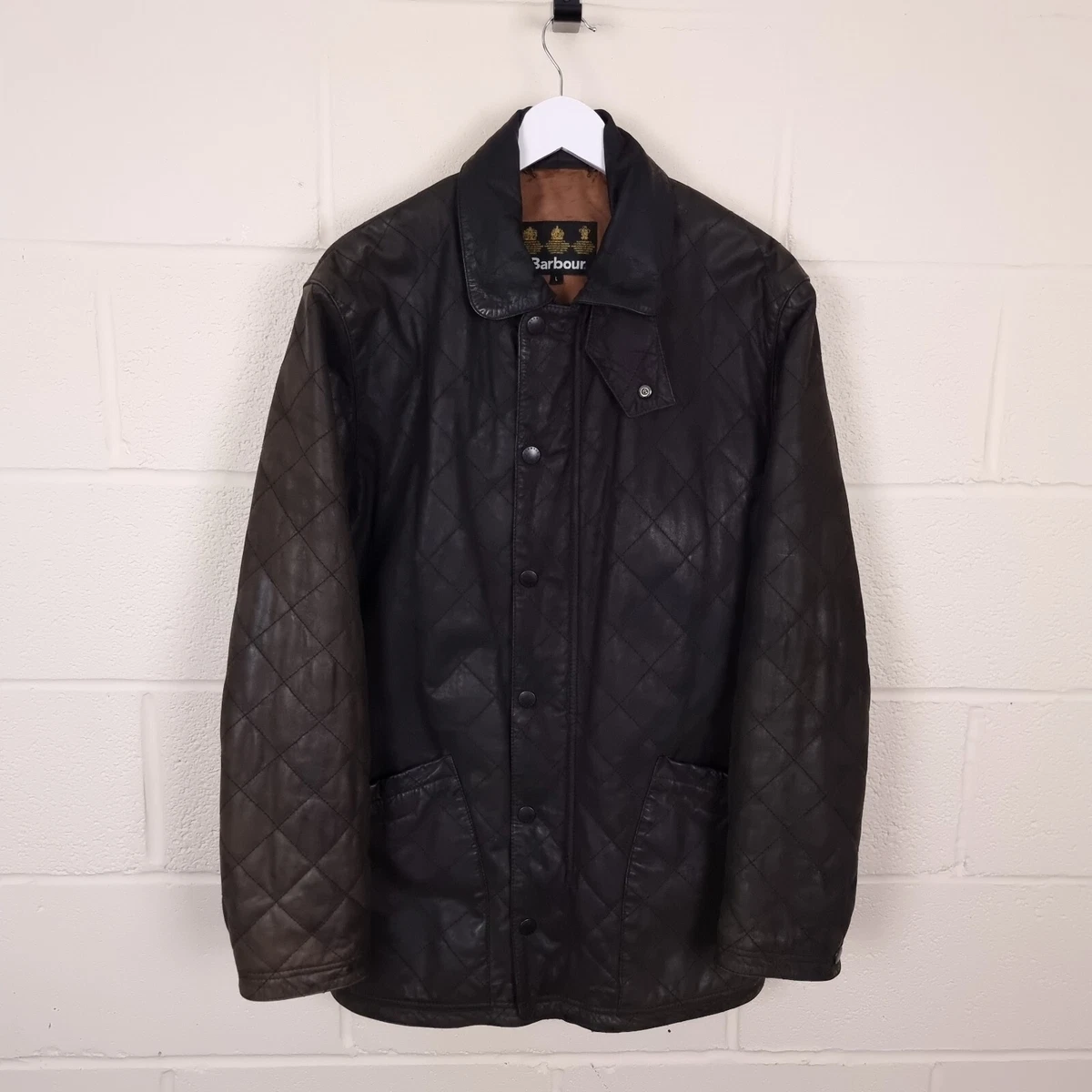 Barbour mens 2024 leather jackets