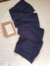 Ex Allders Navy Curtain Pelmet Pencil Pleat Tape  Size 7 - 289 to 381 Cm RRP £60