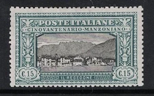 Italy SC# 166 Mint Higned / Some Ink Rem - S18793