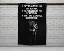 Motivational Home Gym Flag - Distressed Fitness Wall Art Banner