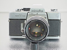 Minolta SRT-101 Camera With 58mm f1.4 and 200mm f3.5 Rokkor Lenses
