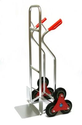 Sackkarre ALU Treppen 200 kg, 111x55x55cm (Stapelkarre Sackkarren Transport)