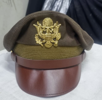 ⭐️激レア⭐️ WWⅡ USAAF US ARMY 制帽 第二次世界大戦 WW2 USAAF US ARMY OFFICERS UNIFORM VISOR HAT CRUSHER STYLE CAP all