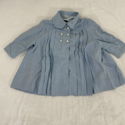 Vintage Breman & Tanner Girls Blue Dress 1950s  60s Style, Rare, Classic