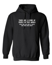 3 Kinds Of People Good At Math Graphics Novelty Sarcastic Humor Men's Hoodies