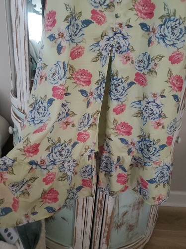 Forever 21 Button Down Cottagecore Floral Sun Dress Midi Size Med NWT - Picture 6 of 7