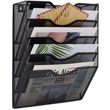 Wall File Organizer - Durable Hanging Wall File Holder for Office Home - Spac...