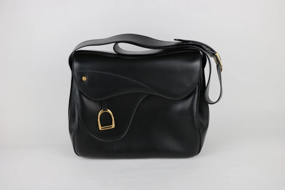 Gucci Leather Stirrup Saddle Bag - ShopStyle