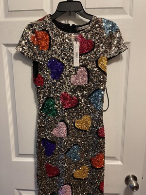 alice and olivia nat sequin dress