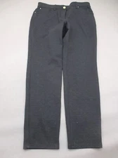 SO SLIMMING BY CHICO'S Size 0.5 Womens Black Zip Fly Pockets Chino Pants 989