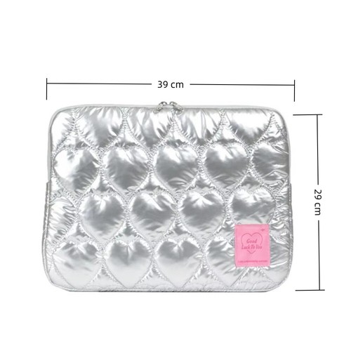 Embroidery Puffy Laptop Bag Computer Case for Ipad/Macbook Inner Bag - Afbeelding 3 van 22