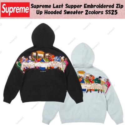 【25SS】 Supreme Last Supper Embroidered Zip Up Hooded s-l400.jpg