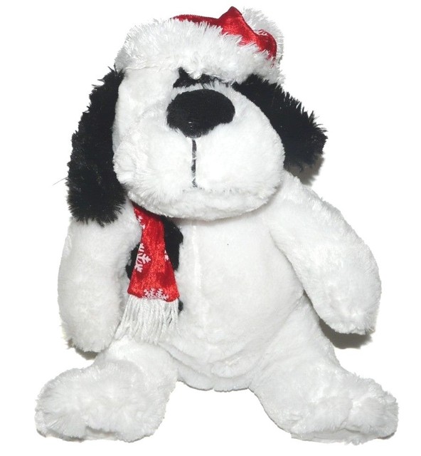 christmas dog stuffed animal