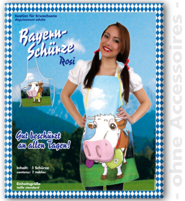 Grillschürze Fasching Schürze Kuh Rosi Oktoberfest