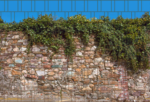 Kreta - ogrodzenie z nadrukiem listwa prywatności - Zdjęcie 1 z 4